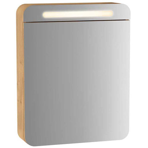 Vitra Sento Illuminated Mirror Cabinet with Shaver Socket - Unbeatable Bathrooms