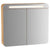 Vitra Sento Double Door Illuminated Mirror Cabinet with Shaver Socket - Unbeatable Bathrooms