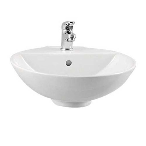 Vitra 430/450mm Round Countertop Basin - 0 & 1TH - Unbeatable Bathrooms