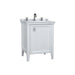 Vitra Valarte 650mm Vanity Unit - Floor Standing 1 Left Hand Door & 3TH - Unbeatable Bathrooms