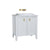 Vitra Valarte 800/1000mm Vanity Unit - Floor Standing 2 Door Unit with Inset Basin - Unbeatable Bathrooms