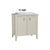 Vitra Valarte 800/1000mm Vanity Unit - Floor Standing 2 Door Unit with Inset Basin - Unbeatable Bathrooms