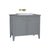 Vitra Valarte 800/1000mm Vanity Unit - Floor Standing 2 Door Unit with Inset Basin - Unbeatable Bathrooms