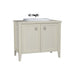 Vitra Valarte 800/1000mm Vanity Unit - Floor Standing 2 Door Unit with Inset Basin - Unbeatable Bathrooms