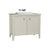 Vitra Valarte 800/1000mm Vanity Unit - Floor Standing 2 Door Unit with Inset Basin - Unbeatable Bathrooms