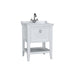 Vitra Valarte 650/800/1000mm Vanity Unit - Floor Standing 1 Drawer & 1TH - Unbeatable Bathrooms