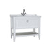 Vitra Valarte 650/800/1000mm Vanity Unit - Floor Standing 1 Drawer & 1TH - Unbeatable Bathrooms