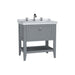 Vitra Valarte 650/800/1000mm Vanity Unit - Floor Standing 1 Drawer & 3TH Basin - Unbeatable Bathrooms