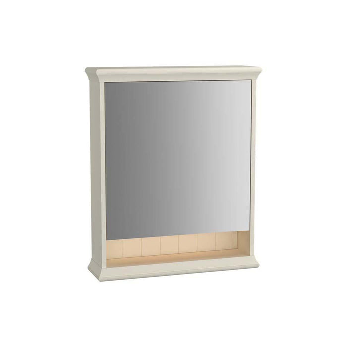 Vitra Valarte 65cm Left Hand Hinged Mirror Cabinet with Hard-Wired Led Lighting - Unbeatable Bathrooms