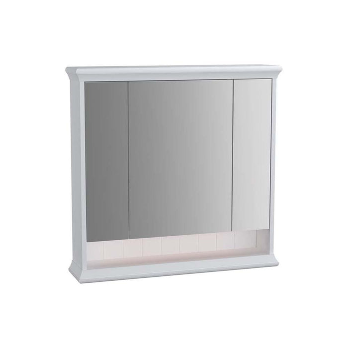 Vitra Valarte Mirror Cabinet with Hard-Wired LED Lighting - Unbeatable Bathrooms