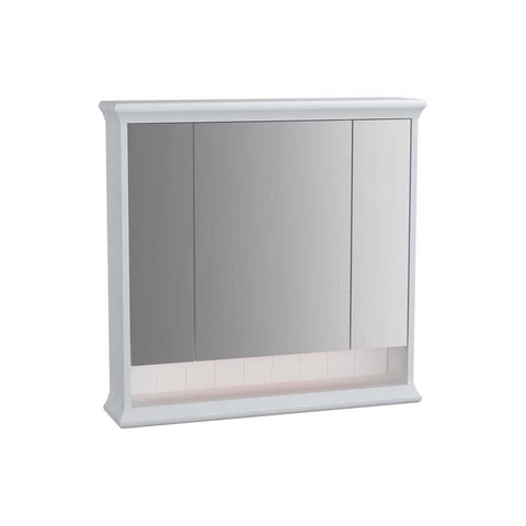 Vitra Valarte Mirror Cabinet with Hard-Wired LED Lighting - Unbeatable Bathrooms