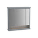 Vitra Valarte Mirror Cabinet with Hard-Wired LED Lighting - Unbeatable Bathrooms