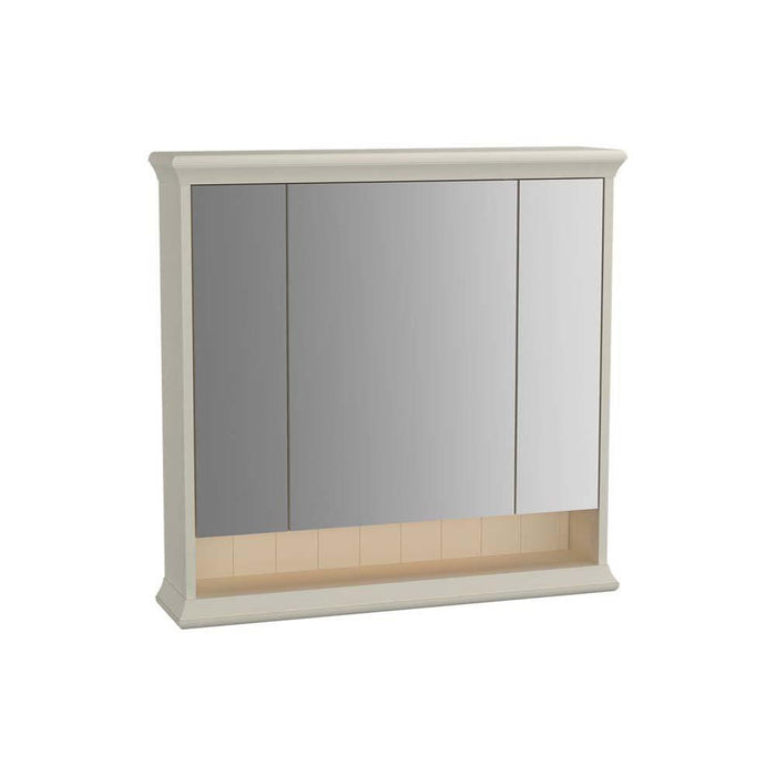 Vitra Valarte Mirror Cabinet with Hard-Wired LED Lighting - Unbeatable Bathrooms