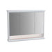 Vitra Valarte Mirror Cabinet with Hard-Wired LED Lighting - Unbeatable Bathrooms