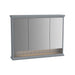 Vitra Valarte Mirror Cabinet with Hard-Wired LED Lighting - Unbeatable Bathrooms