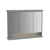 Vitra Valarte Mirror Cabinet with Hard-Wired LED Lighting - Unbeatable Bathrooms