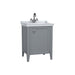 Vitra Valarte 650mm Vanity Unit - Floor Standing 1 Right Hand Door & 1TH Basin - Unbeatable Bathrooms
