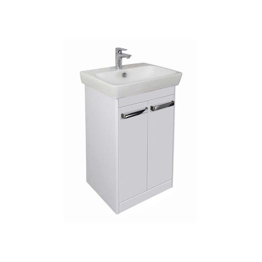 Vitra M-Line 600mm Vanity Unit - Floor Standing 2 Door Unit - Unbeatable Bathrooms