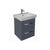 Vitra M-Line 600/800mm Vanity Unit - Wall Hung 1 Drawer Unit - Unbeatable Bathrooms