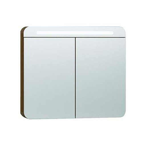Vitra Nest Furniture Mirror Cabinet with 2 Doors and LED Lighting and Shaver Socket - Unbeatable Bathrooms