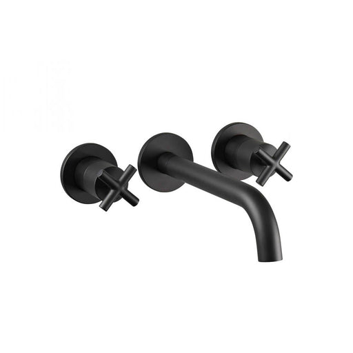 JTP Solex 3 Hole Wall Mounted Basin Mixer Tap - Unbeatable Bathrooms