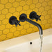 JTP Solex 3 Hole Wall Mounted Basin Mixer Tap - Unbeatable Bathrooms