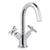 JTP Solex Mono Deck Mounted Swivel Spout Basin Mixer - Unbeatable Bathrooms
