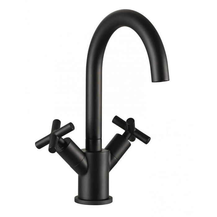 JTP Solex Mono Deck Mounted Swivel Spout Basin Mixer - Unbeatable Bathrooms