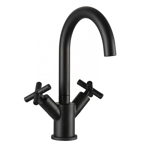 JTP Solex Mono Deck Mounted Swivel Spout Basin Mixer - Unbeatable Bathrooms