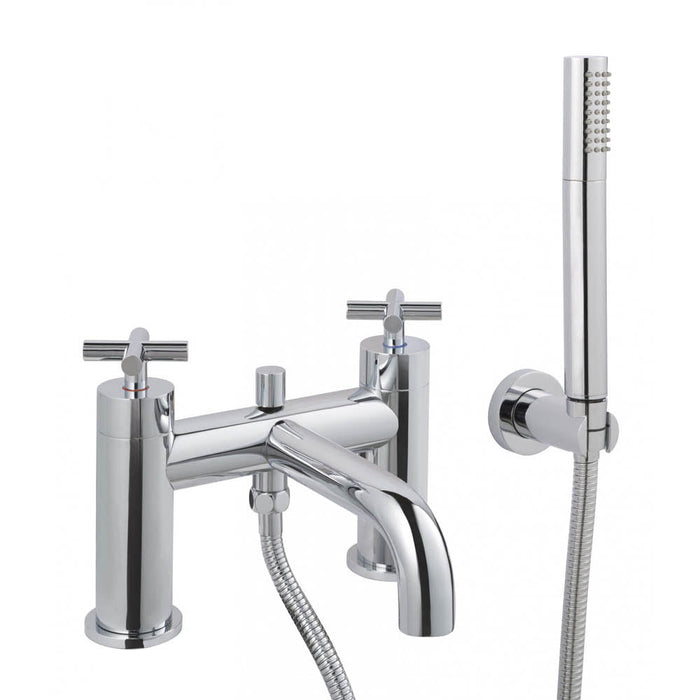 JTP Solex Deck Mounted Bath Shower Mixer with Kit - Unbeatable Bathrooms