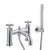 JTP Solex Deck Mounted Bath Shower Mixer with Kit - Unbeatable Bathrooms