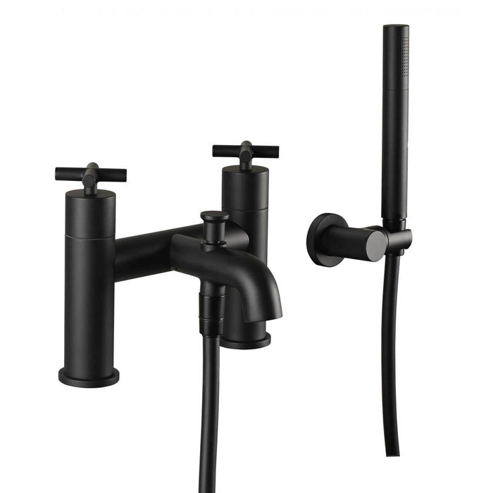 JTP Solex Deck Mounted Bath Shower Mixer with Kit - Unbeatable Bathrooms
