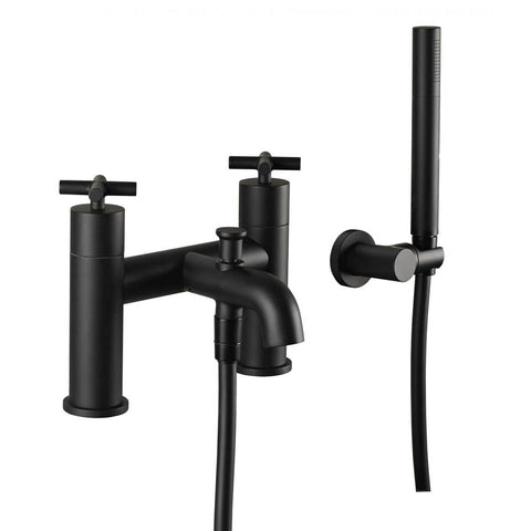 JTP Solex Deck Mounted Bath Shower Mixer with Kit - Unbeatable Bathrooms