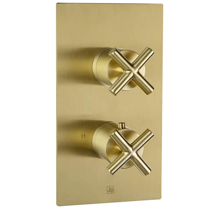 JTP Solex Thermostatic Concealed 1 Outlet Shower Valve, Vertical - Unbeatable Bathrooms