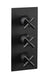 JTP Solex Thermostatic Concealed 2 Outlet 3 Controls Shower Valve - Unbeatable Bathrooms
