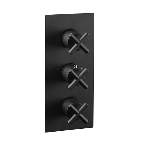 JTP Solex Thermostatic Concealed 3 Outlet 3 Controls Shower Valve - Unbeatable Bathrooms