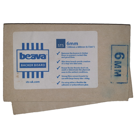 Beava 1200x800x6mm Beava Backer Board (x100) - Unbeatable Bathrooms