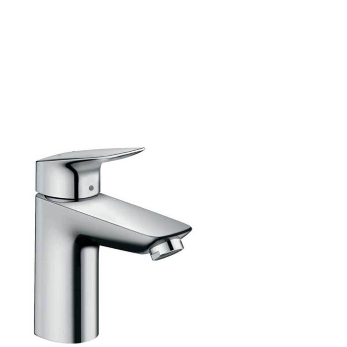 Hansgrohe Logis - Single Lever Basin Mixer 100 with Metal Pop-Up Waste - Unbeatable Bathrooms