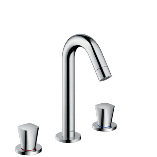 Hansgrohe Logis - 3-Hole Basin Mixer 150 with Pop-Up Waste - Unbeatable Bathrooms