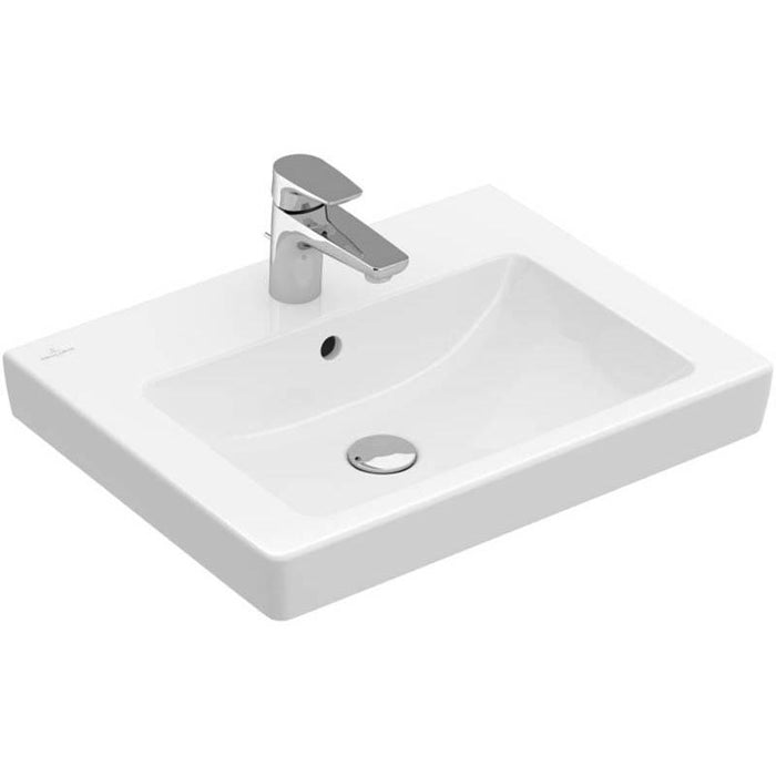 Villeroy & Boch Subway 2.0 55/60cm 1TH Wall Hung Basin with Overflow (Unpolished) - Unbeatable Bathrooms