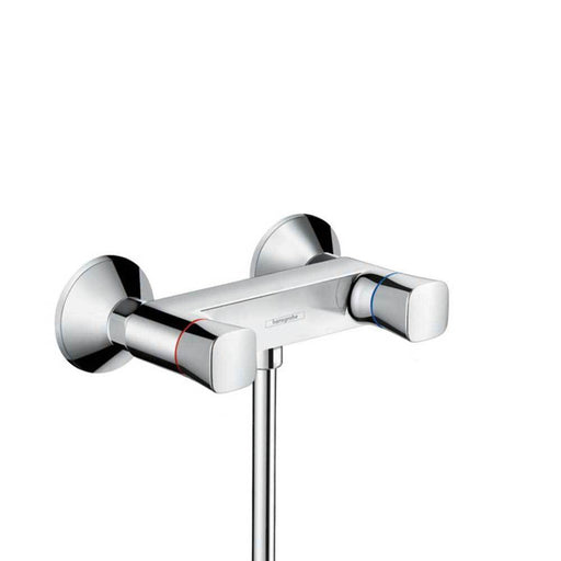 Hansgrohe Logis - 2-Handle Manual Shower Mixer for Exposed Installation - Unbeatable Bathrooms