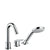 Hansgrohe Logis - 3-Hole Rim-Mounted Single Lever Bath Mixer with Secuflex - Unbeatable Bathrooms