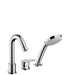 Hansgrohe Logis - 3-Hole Rim-Mounted Single Lever Bath Mixer - Unbeatable Bathrooms