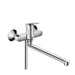 Hansgrohe Logis - Single Lever Manual Bath Mixer with Long Spout - Unbeatable Bathrooms