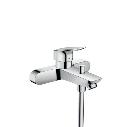 Hansgrohe Logis - Single Lever Manual Bath Mixer for Exposed Installation with Centre Distance 15.3cm - Unbeatable Bathrooms