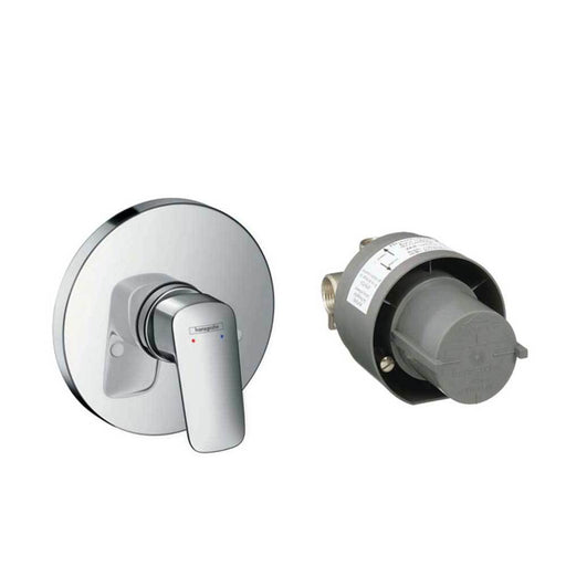 Hansgrohe Logis - Manual Shower Mixer Set for Concealed Installation - Unbeatable Bathrooms