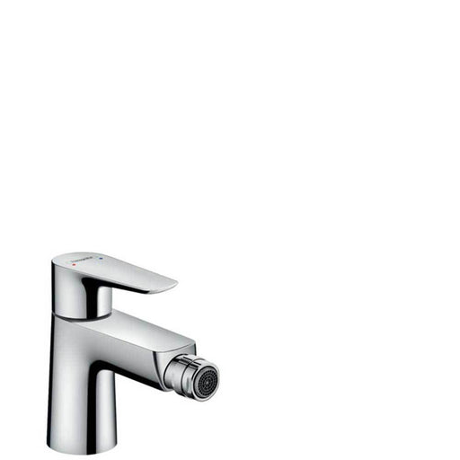 Hansgrohe Talis E - Single Lever Bidet Mixer with Pop-Up Waste - Unbeatable Bathrooms