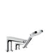 Hansgrohe Talis E - 3-Hole Rim-Mounted Single Lever Bath Mixer - Unbeatable Bathrooms