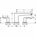 Hansgrohe Talis E - 3-hole rim-mounted bath mixer - Unbeatable Bathrooms