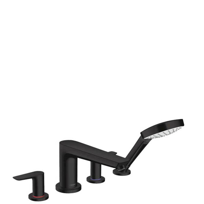 Hansgrohe Talis E - 4-Hole Rim-Mounted Bath Mixer - Unbeatable Bathrooms